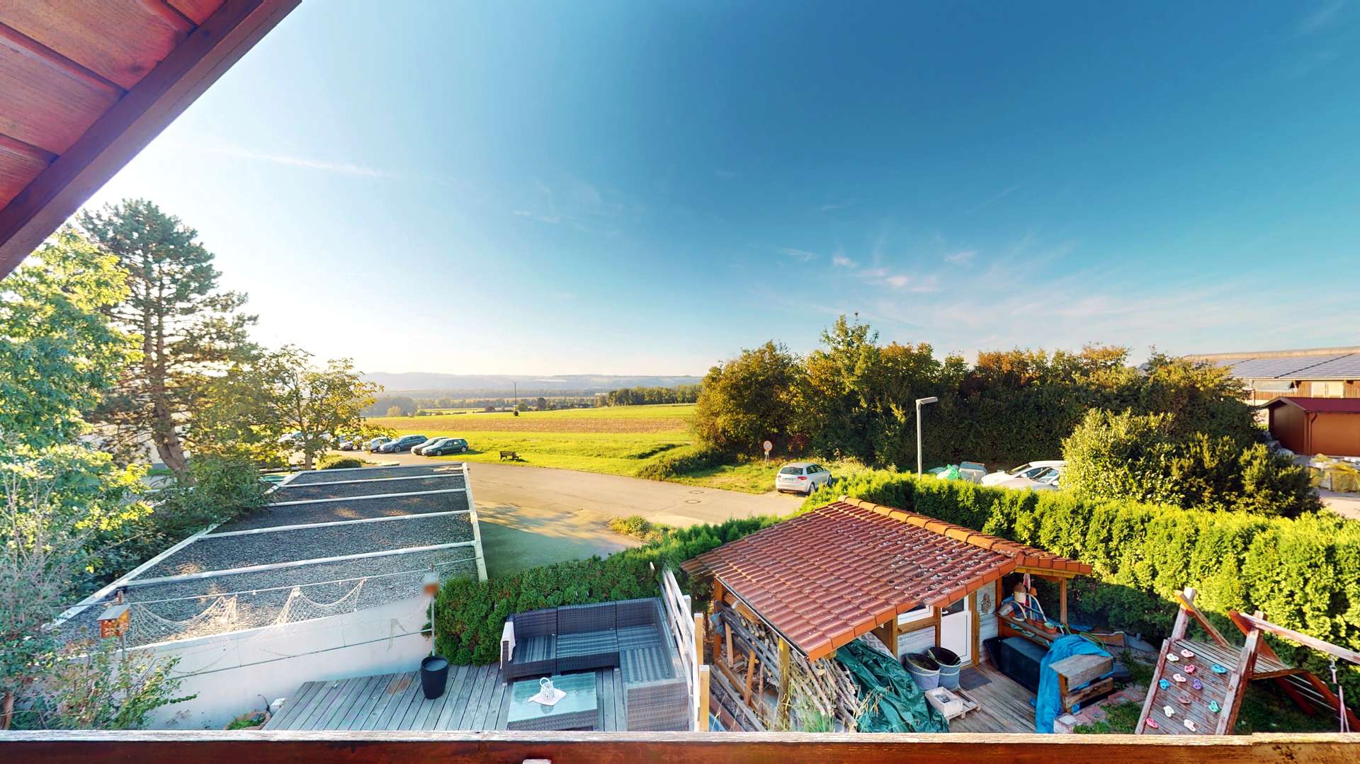 Ausblick Dachgeschoss Apartment