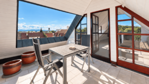 Loggia mit Bodenseeblick