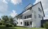 Tolle Neubauwohnung mit Seeblick: 2-Zimmer-Wohnung im Dachgeschoss mit Süd-West Balkon - Gartenansicht