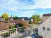 VERKAUFT: Großzügige Dachgeschosswohnung mit zwei Balkonen, Alpen- und Teilseeblick - Blick vom vorderen Balkon