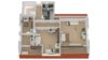 VERKAUFT: Freistehendes Einfamilienhaus auf traumhaftem Grundstück in bester Wohnlage - Grundriss Dachgeschoss - unverbindliche Darstellung