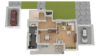 VERKAUFT: Freistehendes Einfamilienhaus auf traumhaftem Grundstück in bester Wohnlage - Grundriss Erdgeschoss - unverbindliche Darstellung