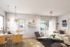 Neubau direkt in Oberstdorf: 6-Familienhaus mit Tiefgarage, hochwertig ausgestattet - Innenvisualisierung Beispiel